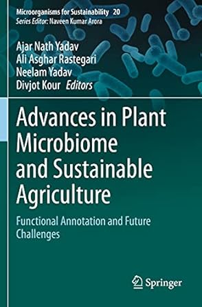 advances in plant microbiome and sustainable agriculture functional annotation and future challenges 1st