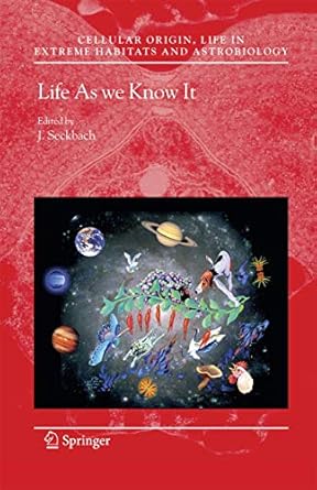 life as we know it 1st edition joseph seckbach 9048171210, 978-9048171217