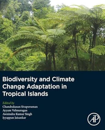 biodiversity and climate change adaptation in tropical islands 1st edition chandrakasan sivaperuman ,a