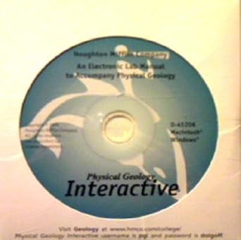 physical geology interactive 1st edition houghton mifflin company 0669452068, 978-0669452068