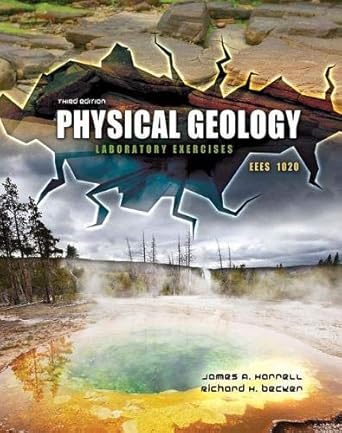 physical geology eees 1020 laboratory exercises 1st edition richard becker ,james harrell 0757584551,