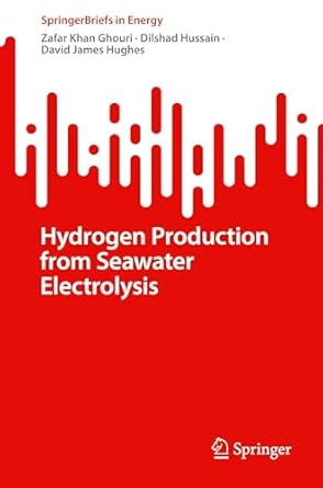 hydrogen production from seawater electrolysis 1st edition zafar khan ghouri ,dilshad hussain ,david james