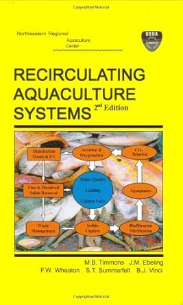 recirculating aquaculture systems 1st edition m b timmons ,j m ebeling ,f w wheaton ,s t summerfelt ,b j