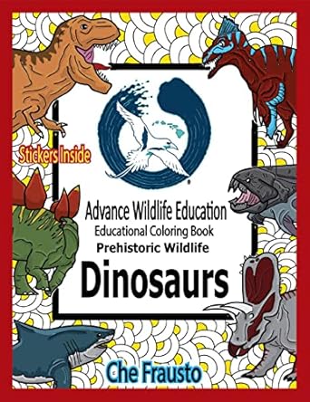dinosaur educational coloring book 1st edition che frausto 1954836104, 978-1954836105