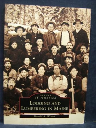 logging and lumbering in maine 1st edition donald a wilson 0738505218, 978-0738505213
