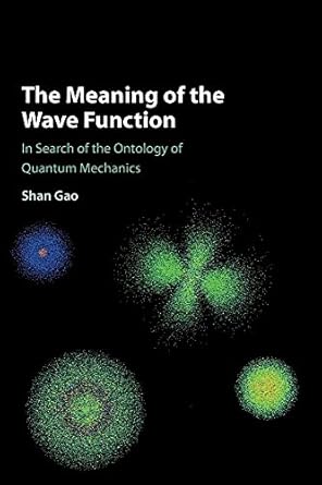 the meaning of the wave function in search of the ontology of quantum mechanics 1st edition shan gao