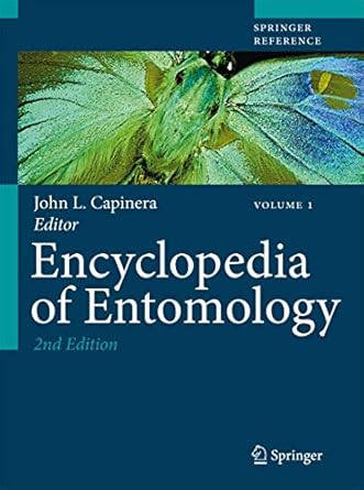 encyclopedia of entomology 1st edition john l capinera 1402063601, 978-1402063602