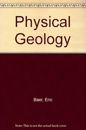 physical geology laboratory manual 1st edition baer et al 0757550045, 978-0757550041
