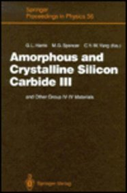 amorphous and crystalline silicon carbide iii and other group iv iv materials 1st edition gary lynn harris ,m