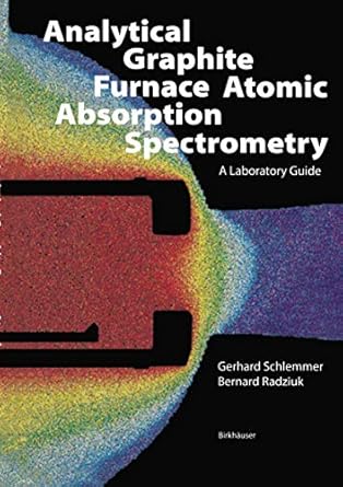 analytical graphite furnace atomic absorption spectrometry a laboratory guide 1st edition gerhard schlemmer