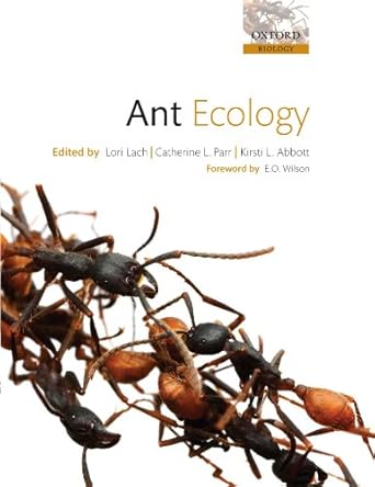 ant ecology 1st edition lori lach ,catherine parr ,kirsti abbott 0199592616, 978-0199592616