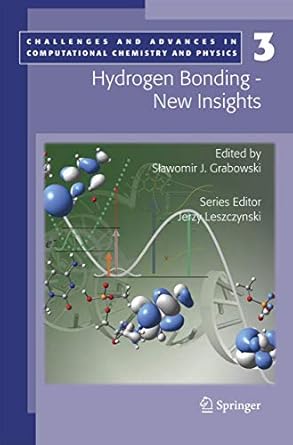 hydrogen bonding new insights 1st edition slawomir grabowski 1402048521, 978-1402048524