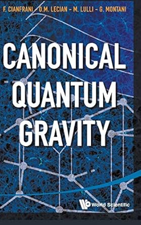 canonical quantum gravity fundamentals and recent developments 1st edition francesco cianfrani ,orchidea
