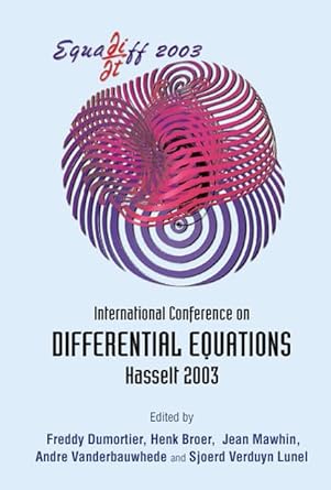 equadiff 2003 proceedings of the international conference on differential equations 1st edition freddy