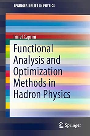 functional analysis and optimization methods in hadron physics 1st edition irinel caprini 3030189473,