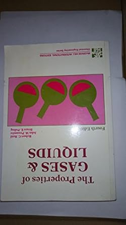 properties of gases and liquids 1st edition  0071002847, 978-0071002844