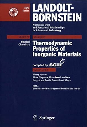 binary systems from mn mo to y zr 1st edition scientific group thermodata europe 3540250247, 978-3540250241