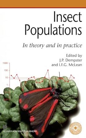 insect populations in theory and in practice 1st edition jack p dempster ,ian f g mclean 0412832607,