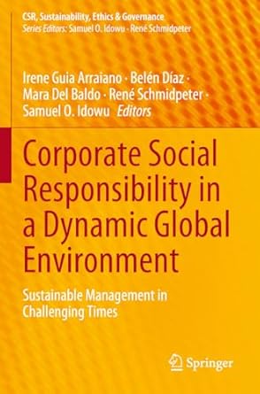 corporate social responsibility in a dynamic global environment sustainable management in challenging times