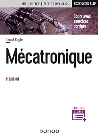 mecatronique 3e ed 1st edition lionel birglen 2100828452, 978-2100828456