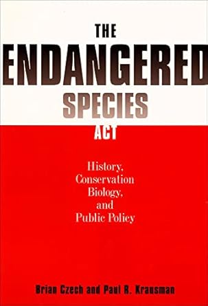endangered species act e eb 1st edition paulr r krausman ,brian czech b001khh0im