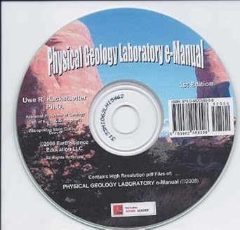 physical geology laboratory e manual 1st edition uwe richard kackstaetter ,ph d ,uwe kackstaetter 0982058004,