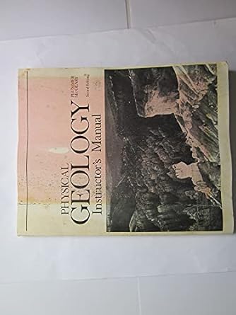physical geology instructors manual 1st edition charles c plummer 0697050211, 978-0697050212