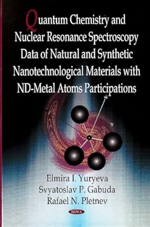 quantum chemistry and nuclear resonance spectroscopy data of natural and synthetic nanotechnological