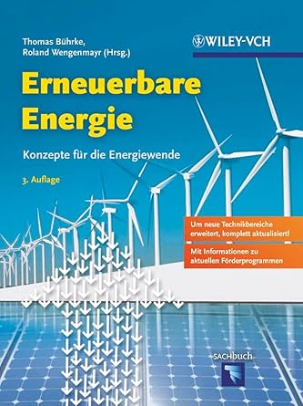 erneuerbare energie konzepte fur die energiewende german 1st edition thomas buhrke 3527411089, 978-3527411085