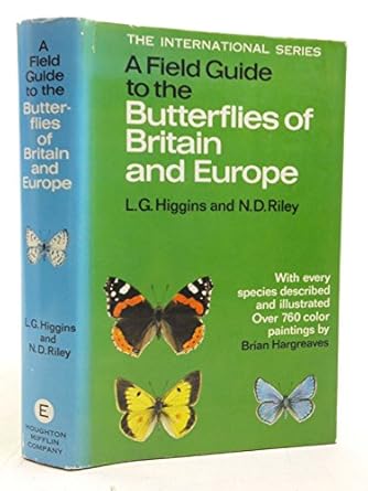 a field guide to the butterflies of britain and europe 1st edition n d higgins, l g , riley 0002120283,