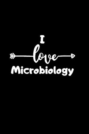 i love microbiology gift high school composition size paperback notebook / science notebook funny gift for