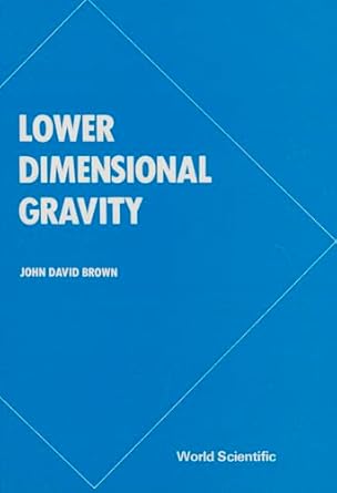 lower dimensional gravity 1st edition john david brown 997150622x, 978-9971506223