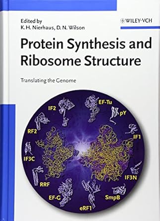 protein synthesis and ribosome structure 1st edition knud h nierhaus ,daniel wilson 3527306382, 978-3527306381