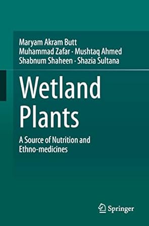 wetland plants a source of nutrition and ethno medicines 1st edition maryam akram butt ,muhammad zafar