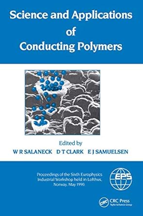 science and applications of conducting polymers papers from the sixth european industrial workshop papers