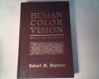 human color vision 1st edition robert m boynton 1557522669, 978-1557522665