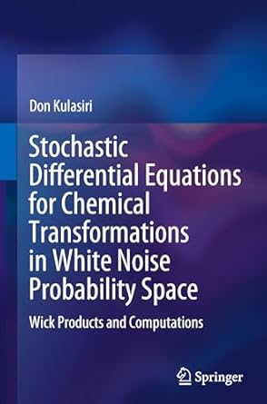 stochastic differential equations for chemical transformations in white noise probability space wick products