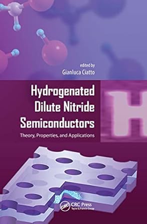hydrogenated dilute nitride semiconductors theory properties and applications 1st edition gianluca ciatto