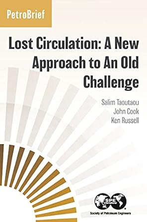 lost circulation a new approach to an old challenge 1st edition salim taoutaou ,john cook ,ken russell