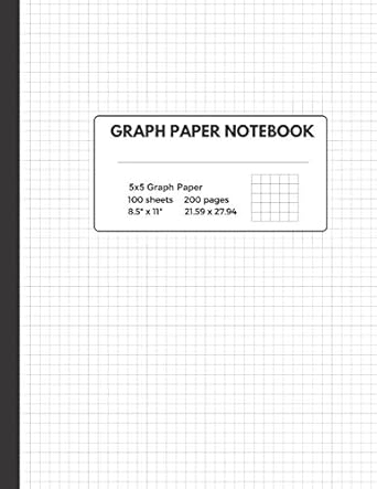 graph paper notebook composition book quad ruled 100 sheets 1st edition educational journals 1687502595,