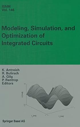 modeling simulation and optimization of integrated circuits proceedings of a conference held at the