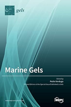 marine gels 1st edition pedro verdugo 3036534512, 978-3036534510