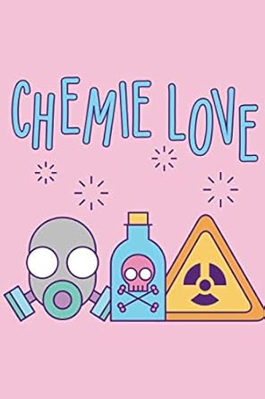 chemie love chemistry journal daily notebook for chemistry and physics lined and dotted 6x9 inches gift for