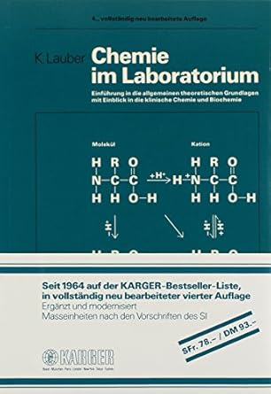 chemie im laboratorium 1st edition k lauber 3805535473, 978-3805535472
