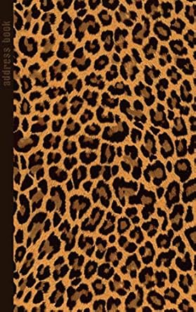 address book leopard print gifts / presents 1st edition smart bookx 1515213250, 978-1515213253