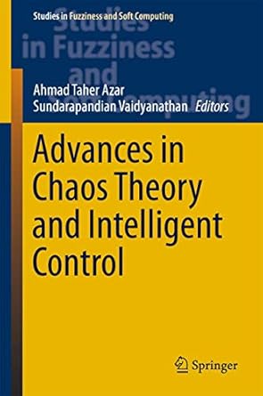advances in chaos theory and intelligent control 1st edition ahmad taher azar ,sundarapandian vaidyanathan