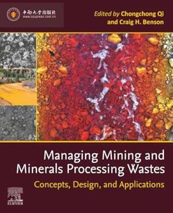 managing mining and minerals processing wastes concepts design and applications 1st edition chongchong qi