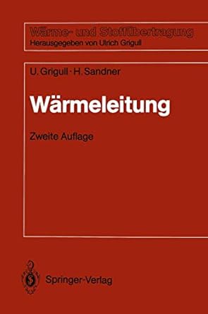warmeleitung 1st edition ulrich grigull ,heinrich sandner 3540523154, 978-3540523154