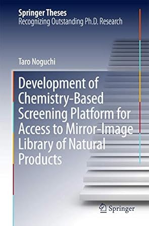 development of chemistry based screening platform for access to mirror image library of natural products 1st