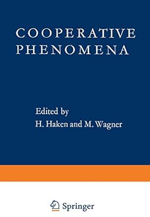 cooperative phenomena 1st edition h haken ,m wagner 3540062033, 978-3540062035